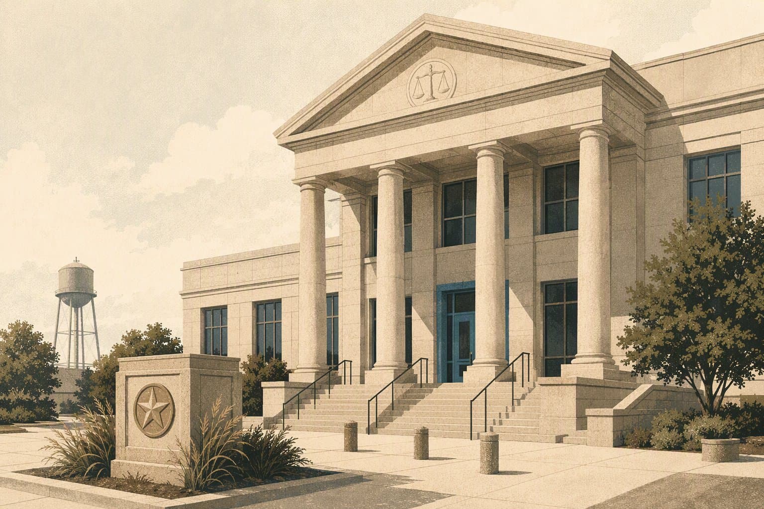 Federal Justice - illustration, Jake Team LLC