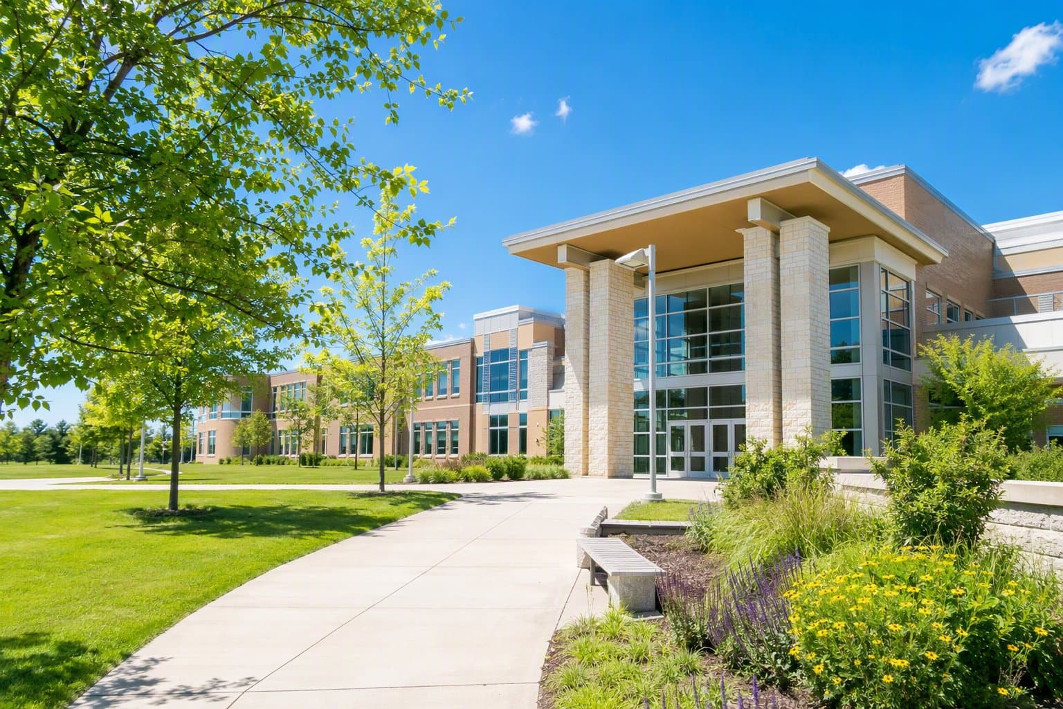 school campus expansion - illustration, Jake Team LLC