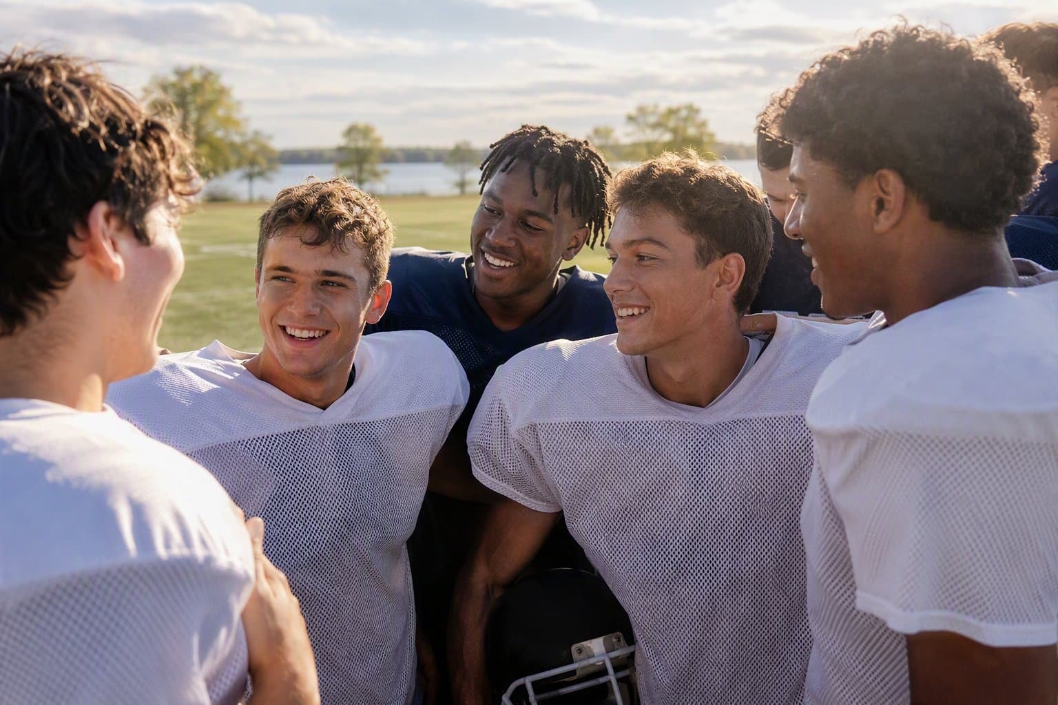 football team unity - illustration, Jake Team LLC