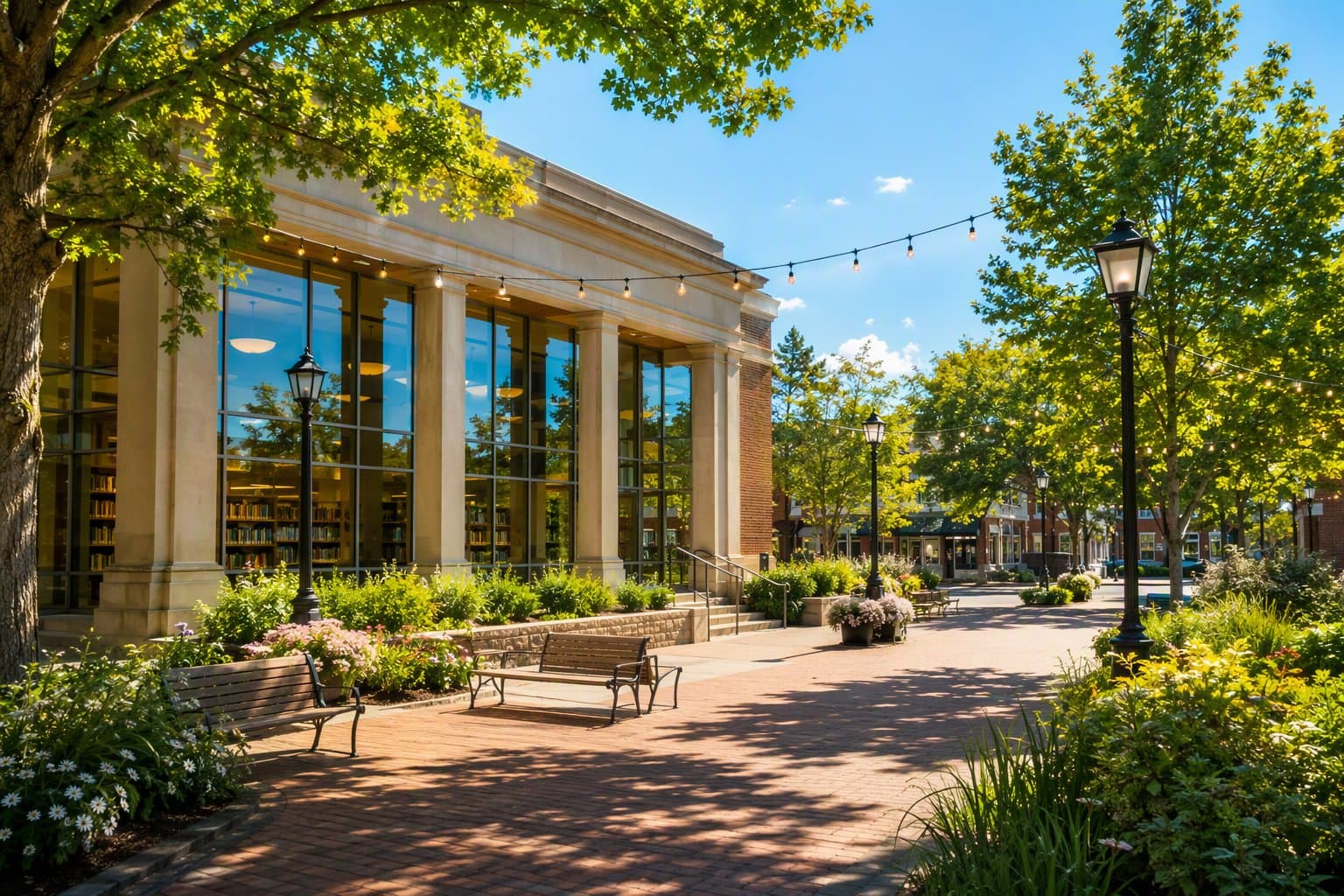 Town Library Funding - illustration, Jake Team LLC