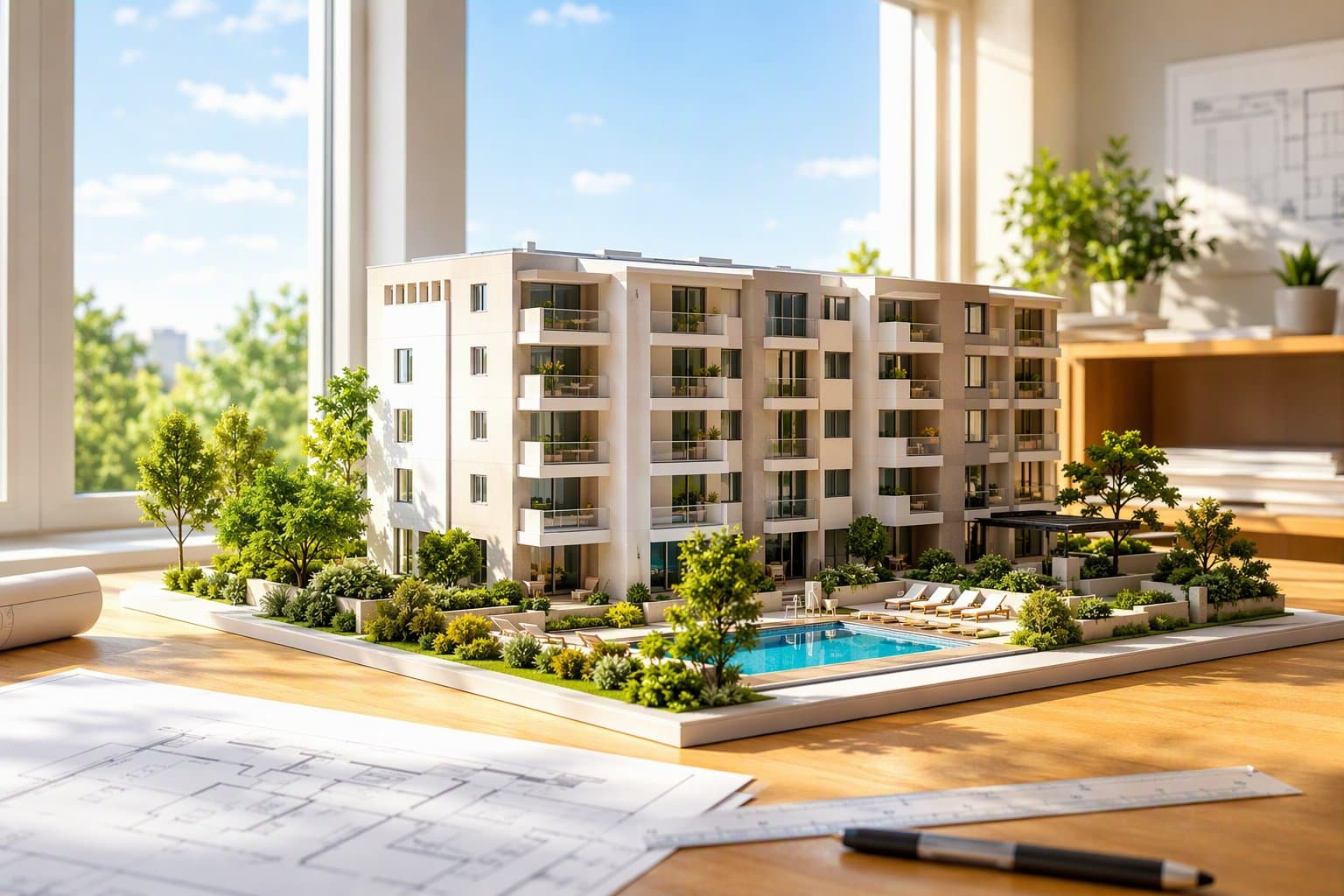 Senior Housing Plan - illustration, Jake Team LLC