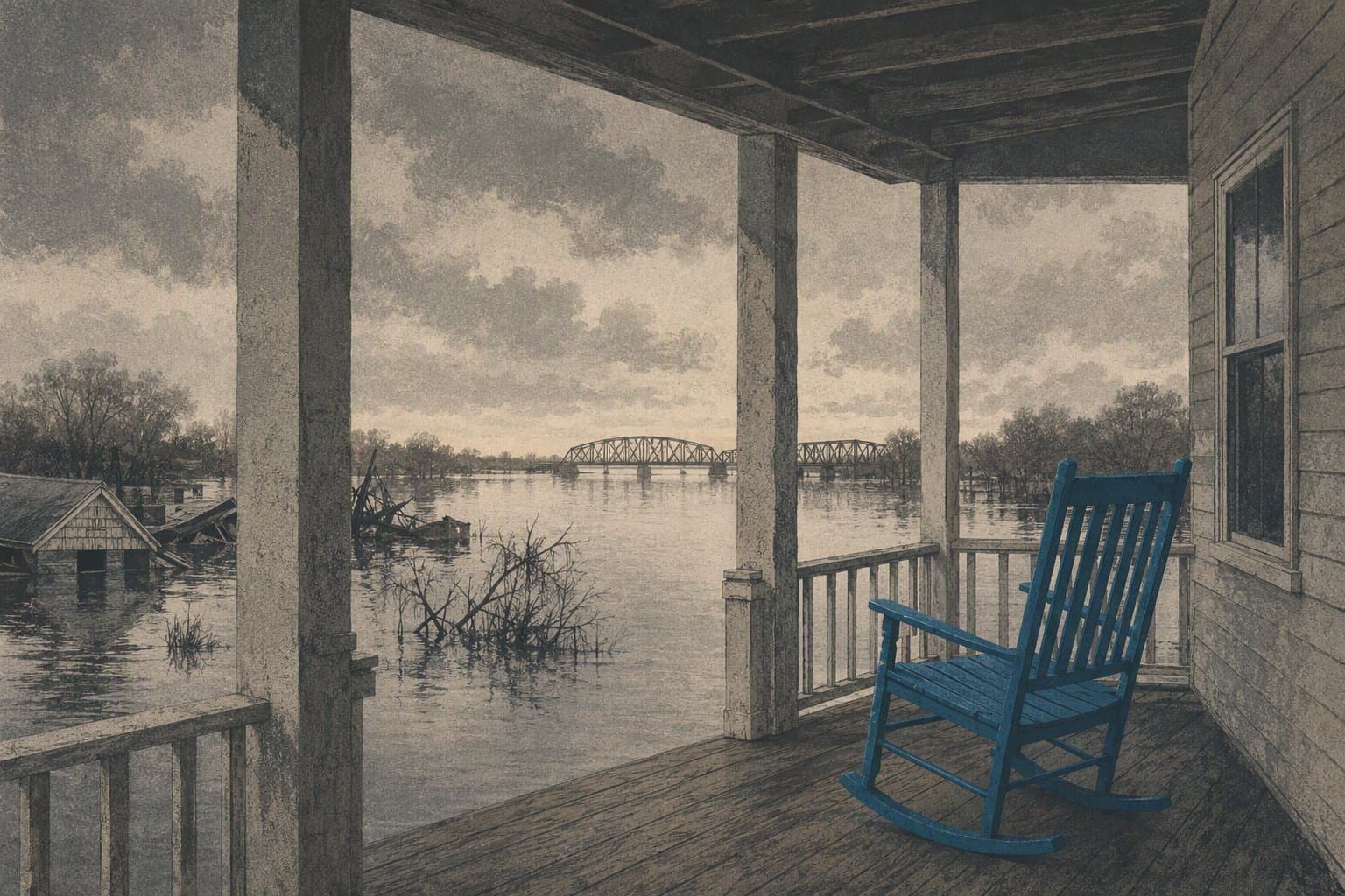 Flood aid denial - illustration, Jake Team LLC