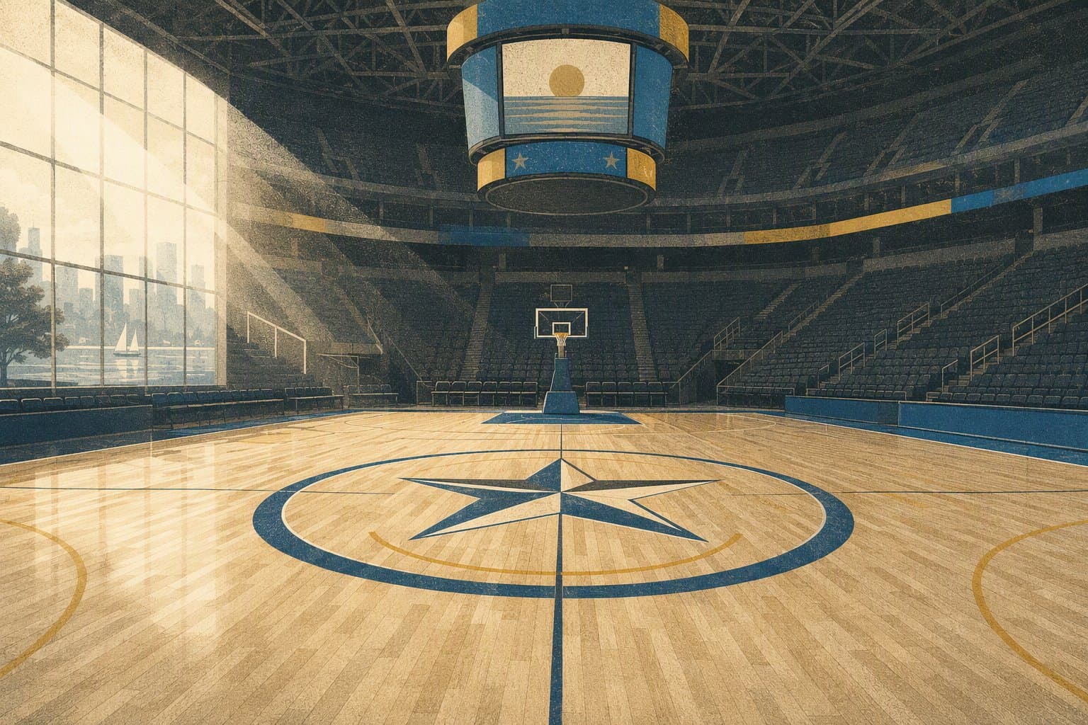 Empty Court Victory - illustration, Jake Team LLC