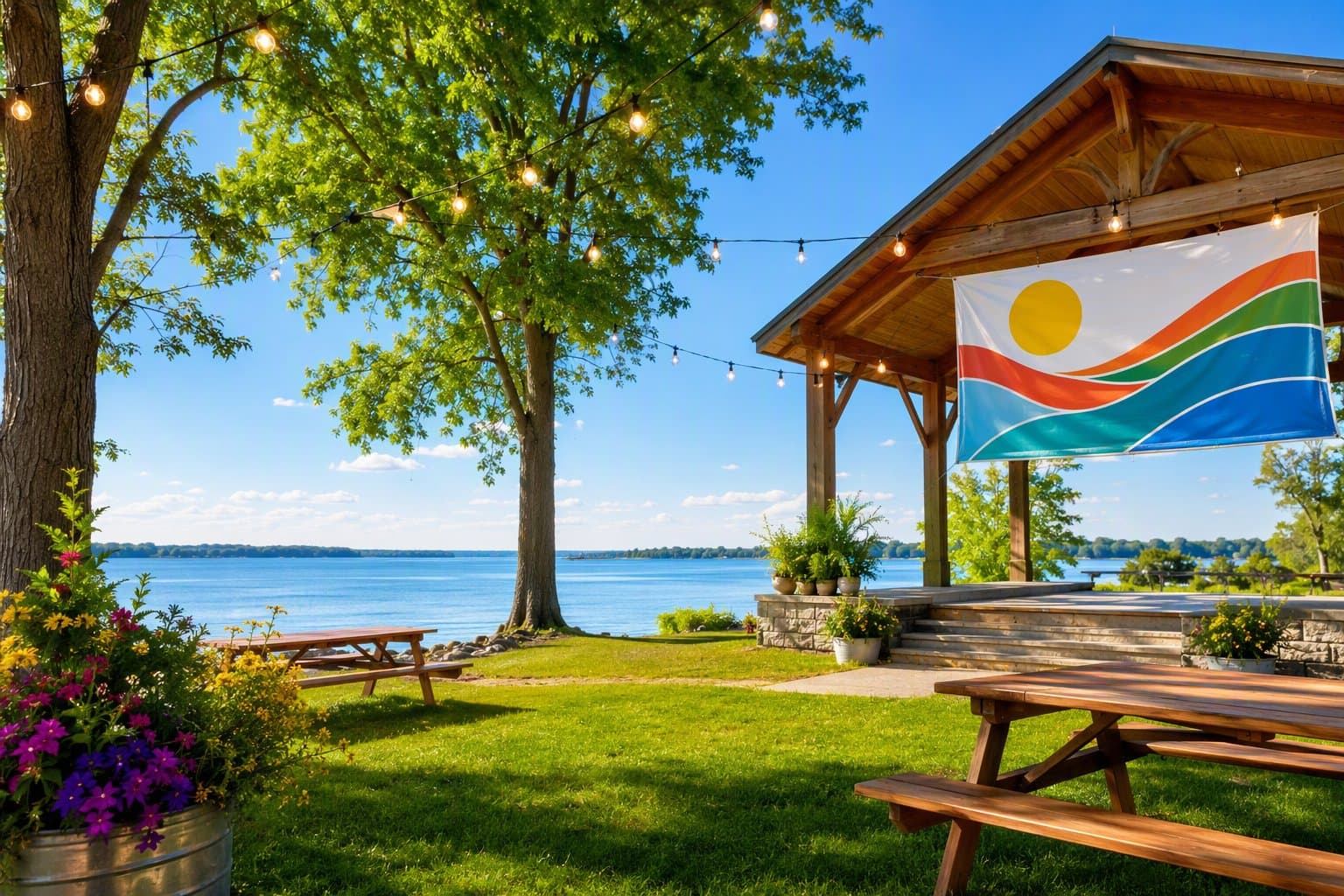 Lakefront Park - illustration, Jake Team LLC