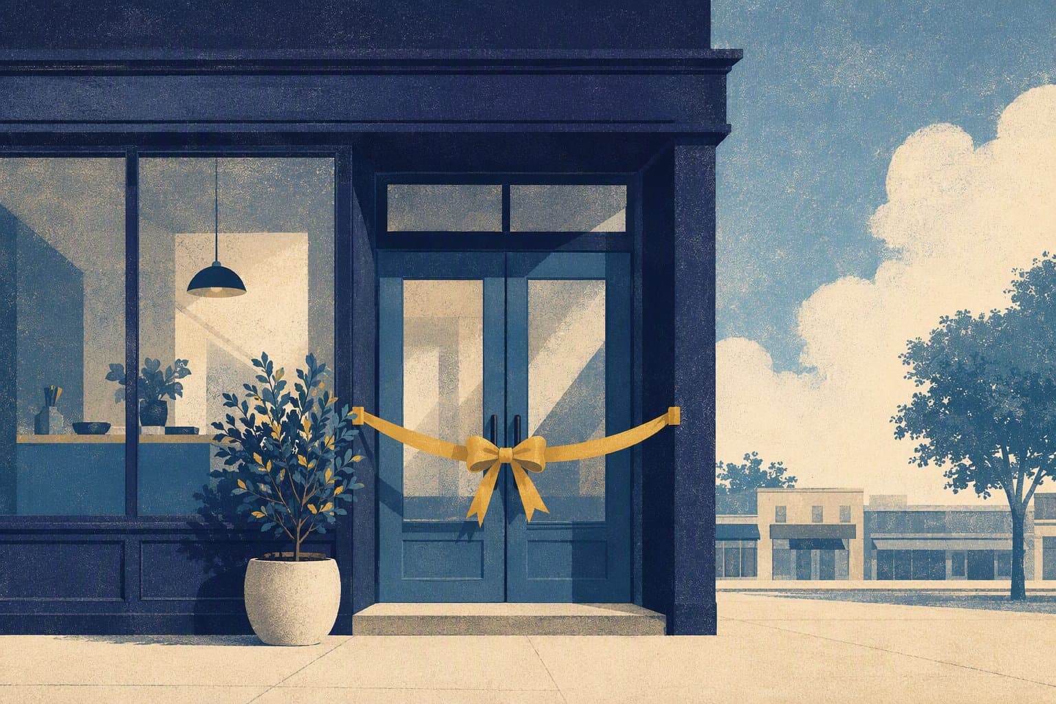New Retail Opening - illustration, Jake Team LLC