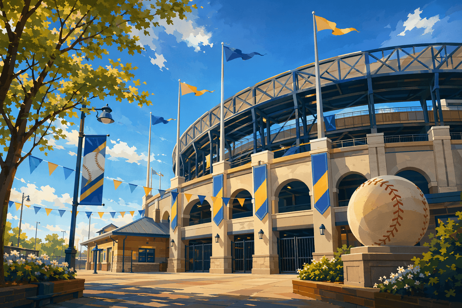 Baseball game - illustration, Jake Team LLC