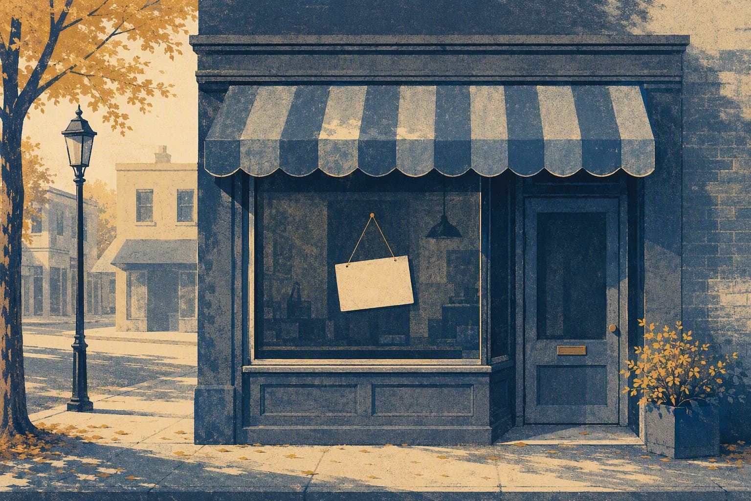 Local Business Closure - illustration, Jake Team LLC