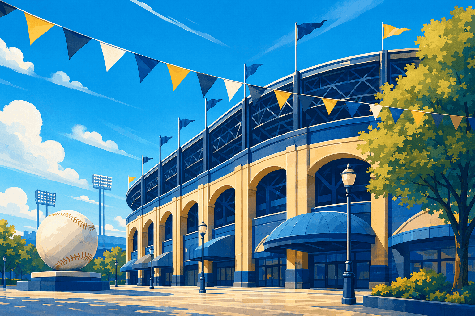 Baseball game - illustration, Jake Team LLC