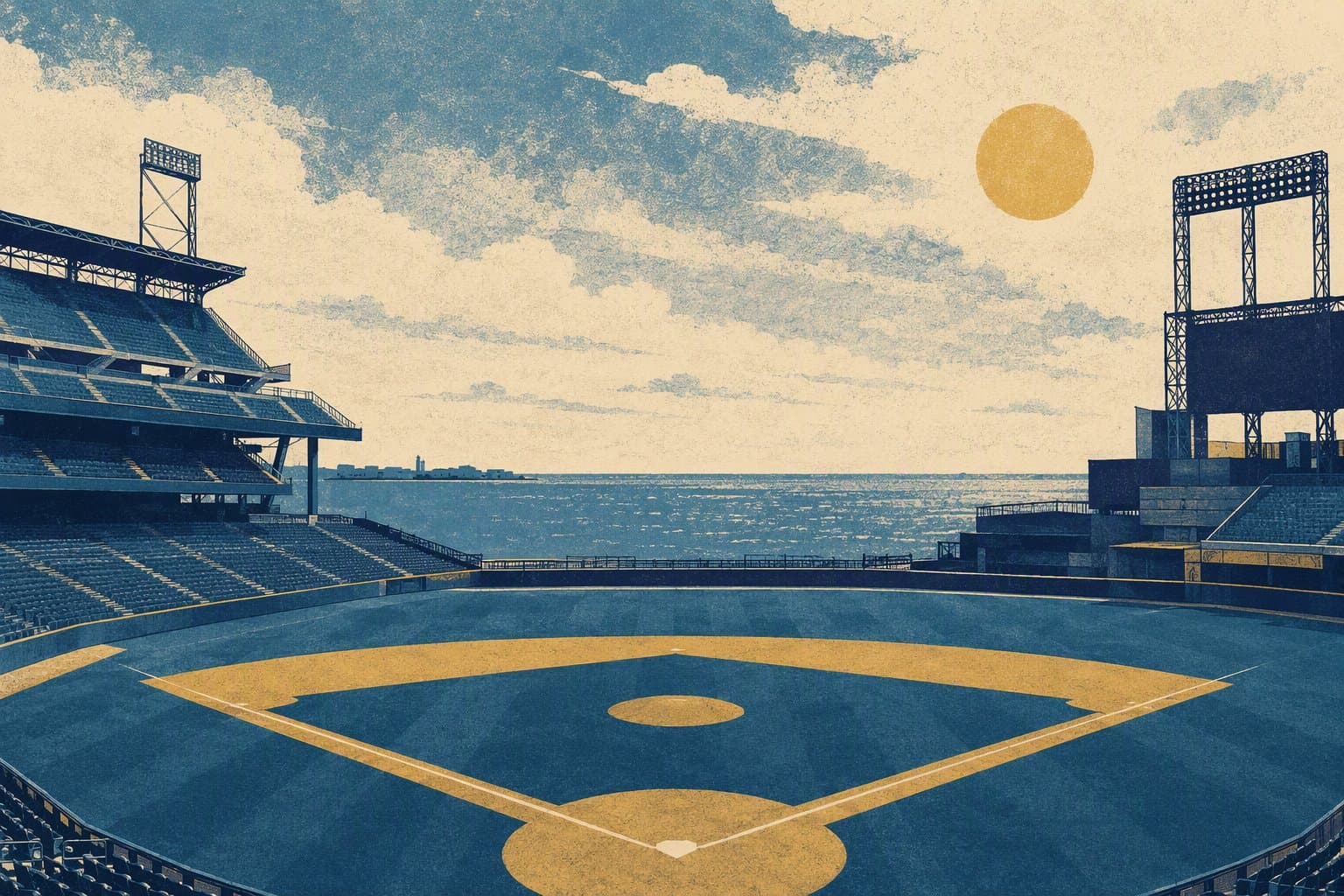 baseball field - illustration, Jake Team LLC