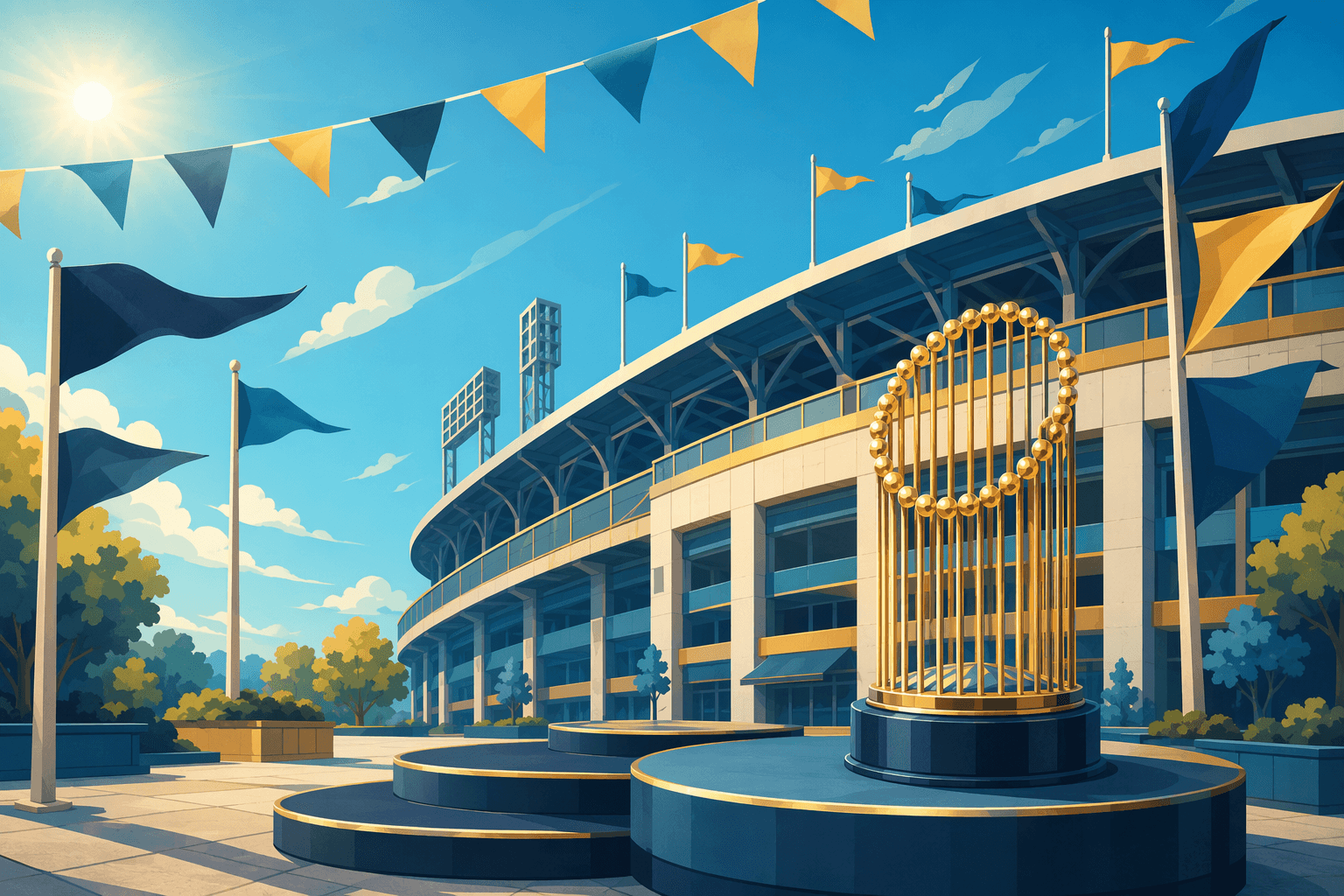 Baseball Victory - illustration, Jake Team LLC