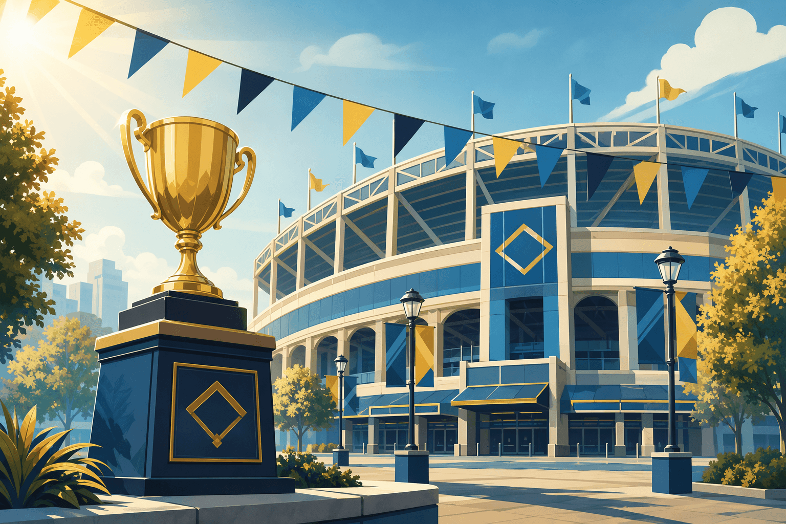 Victory Stadium - illustration, Jake Team LLC