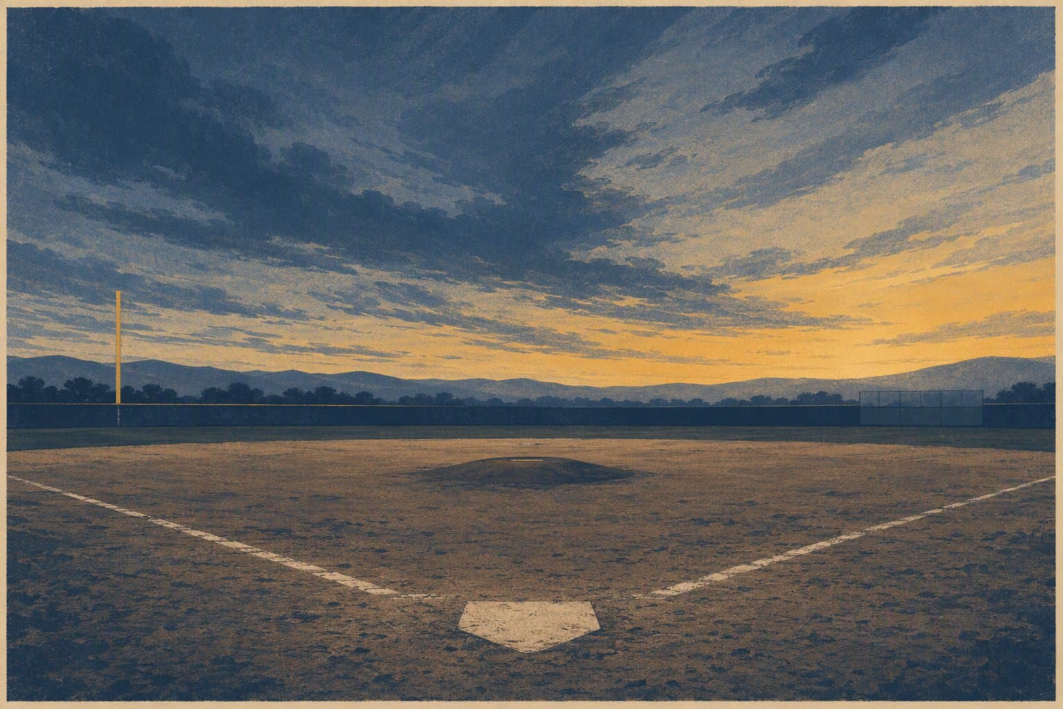 Road Baseball Game - illustration, Jake Team LLC