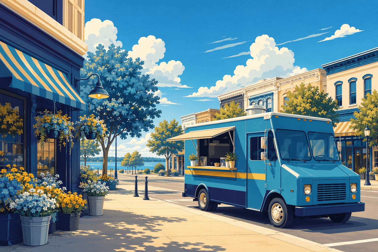 Food Truck Business Opening - illustration, Jake Team LLC