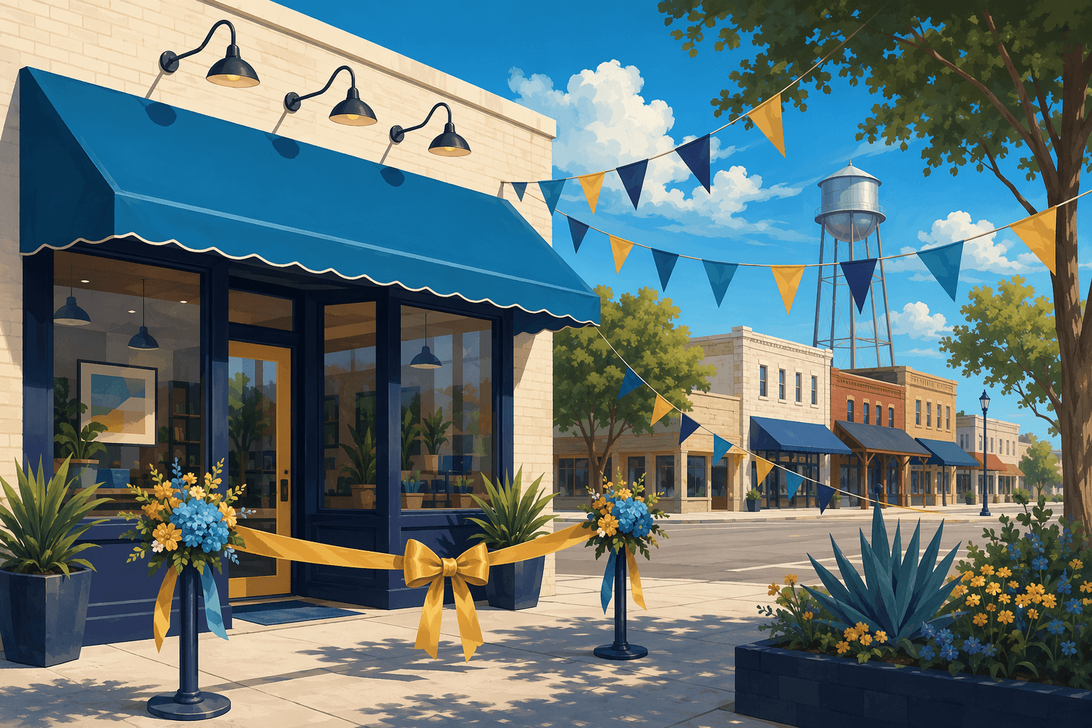 New Business Opening - illustration, Jake Team LLC