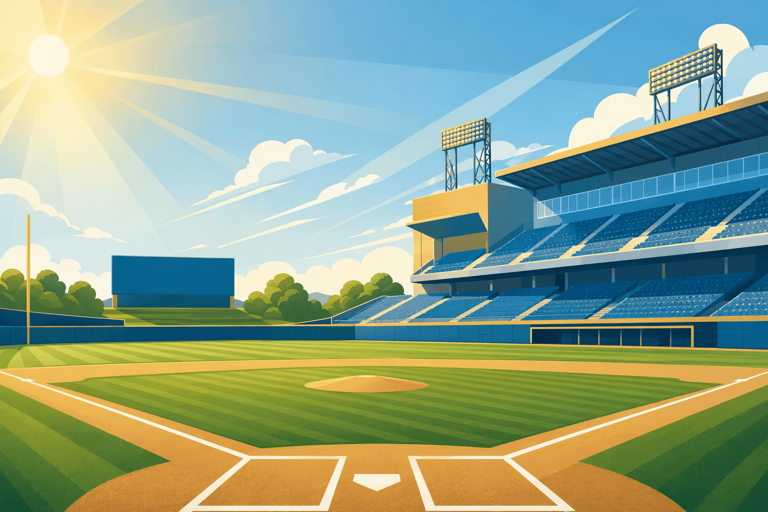 Baseball Victory - illustration, Jake Team LLC