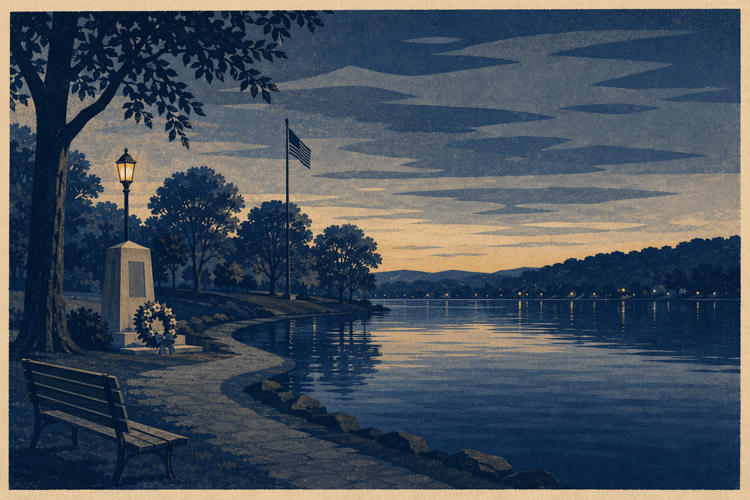 lake community - illustration, Jake Team LLC