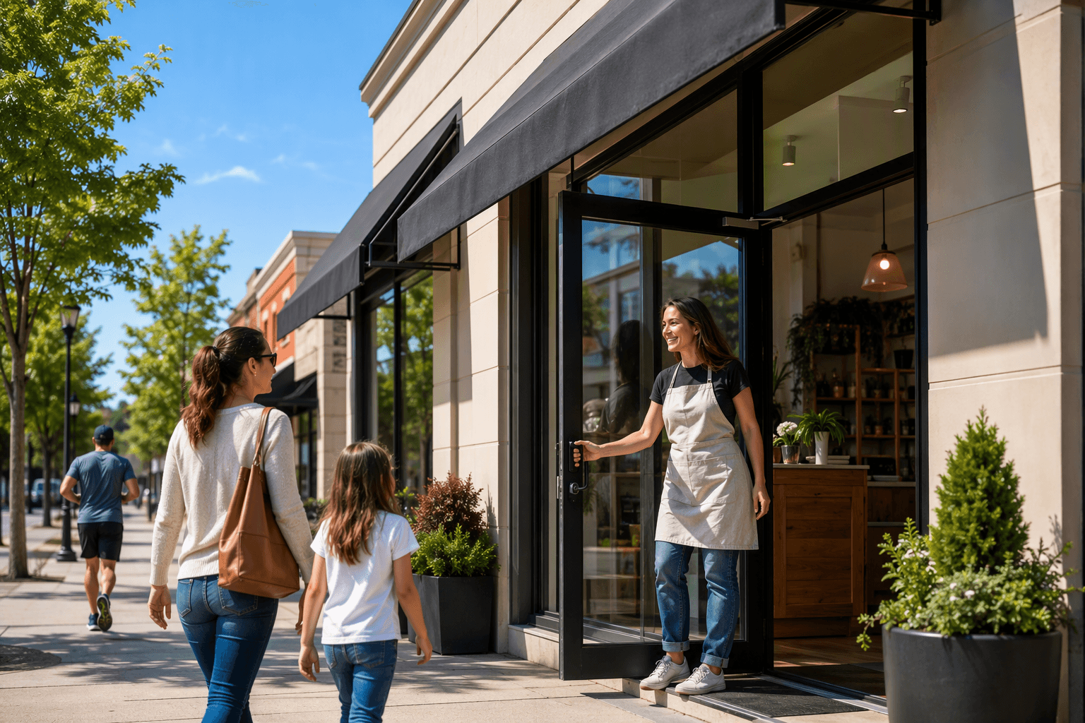 new retail store - illustration, Jake Team LLC