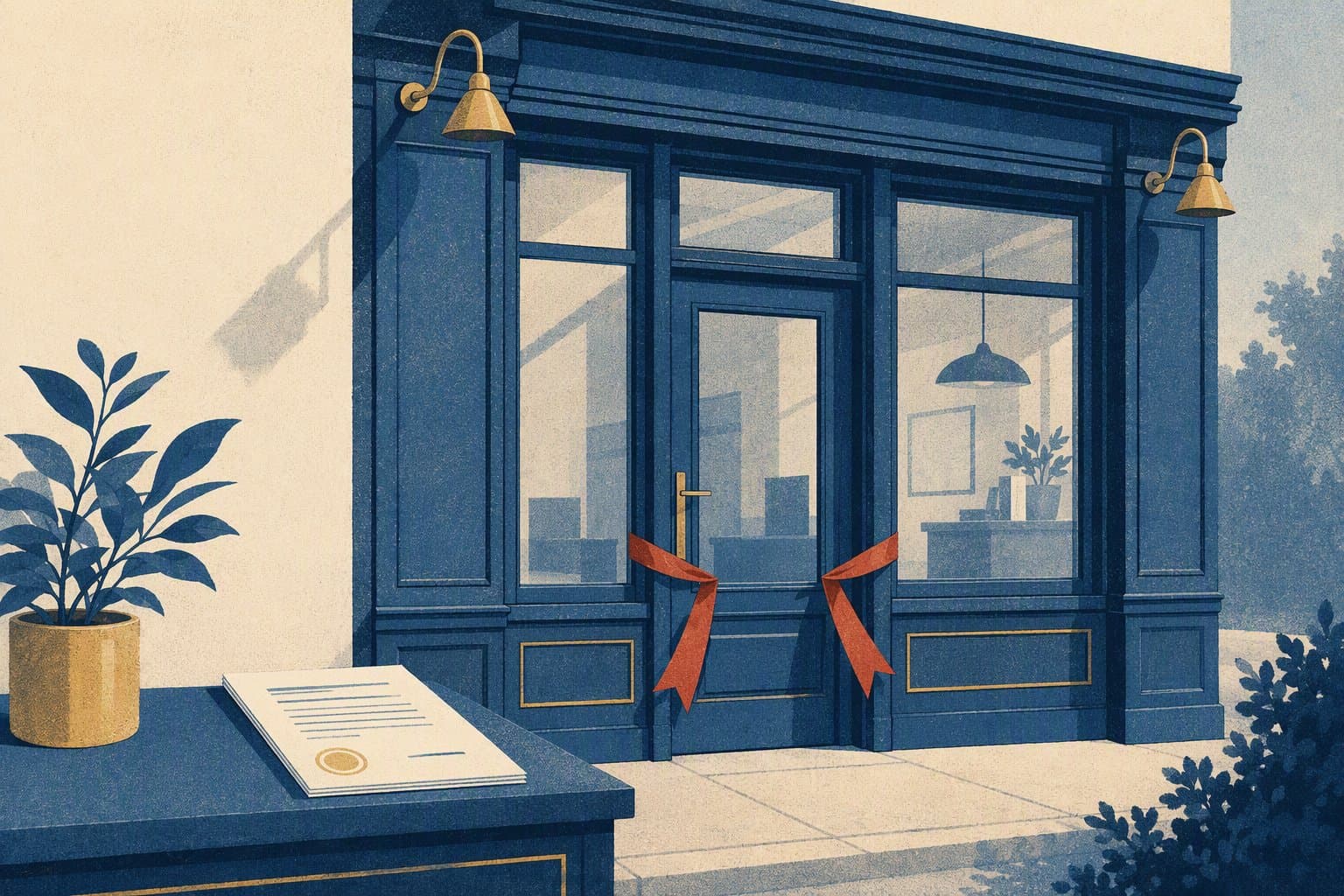 New Business Permit - illustration, Jake Team LLC