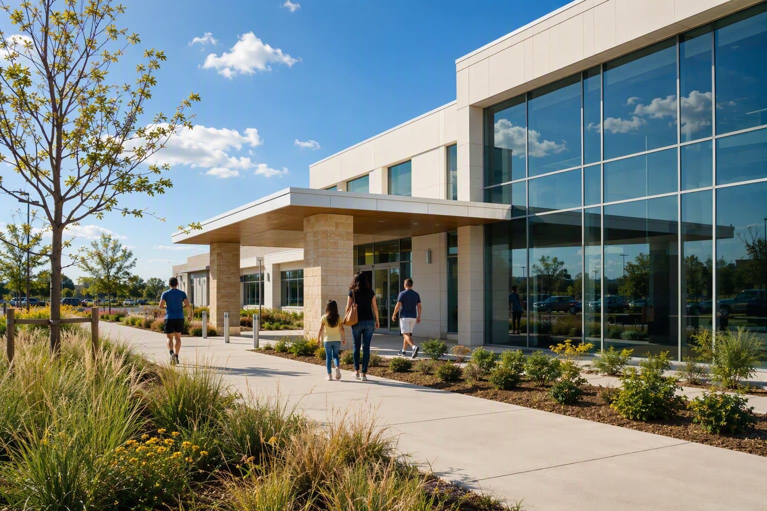 medical facility exterior - illustration, Jake Team LLC
