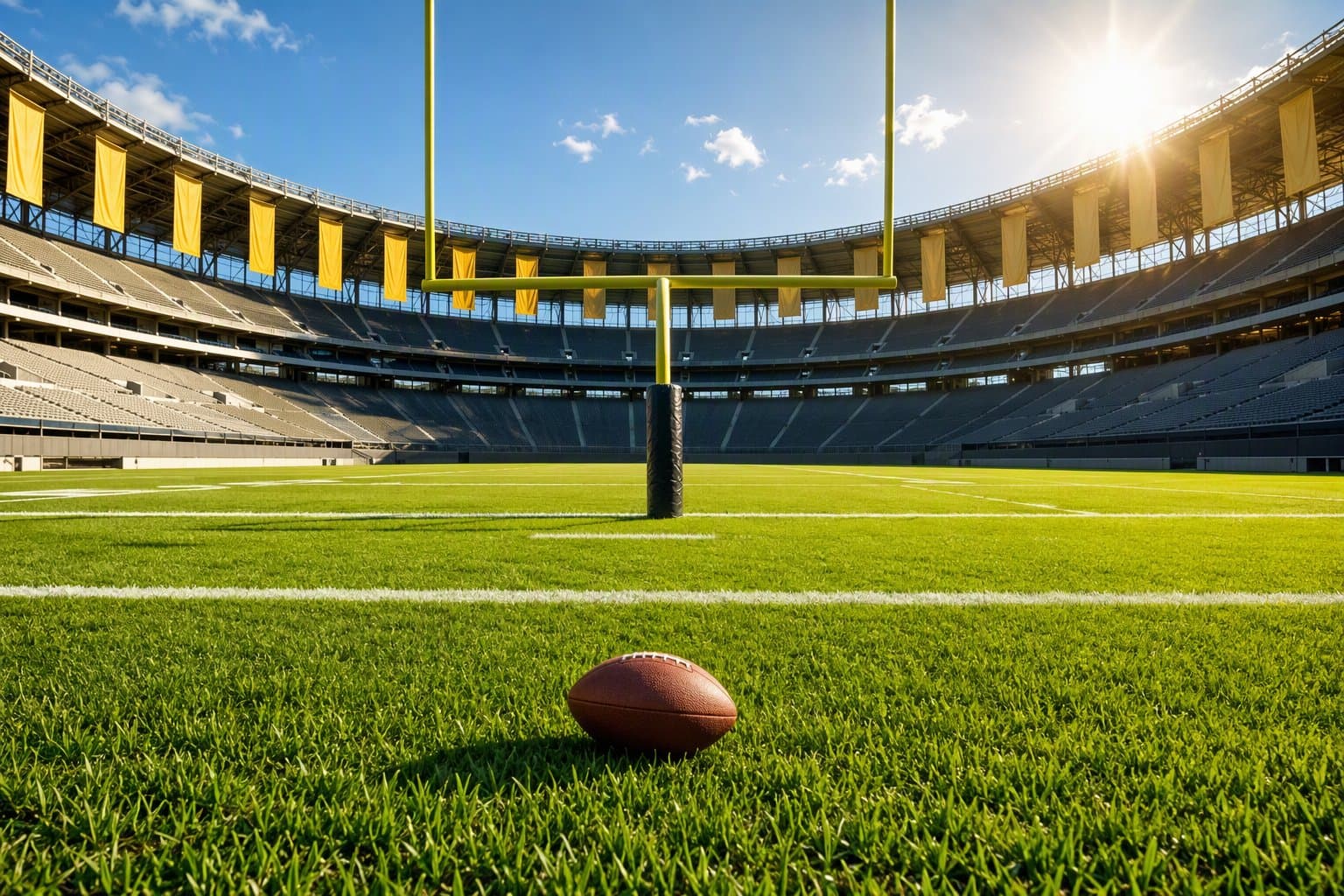 Sunlit Stadium Kick - illustration, Jake Team LLC