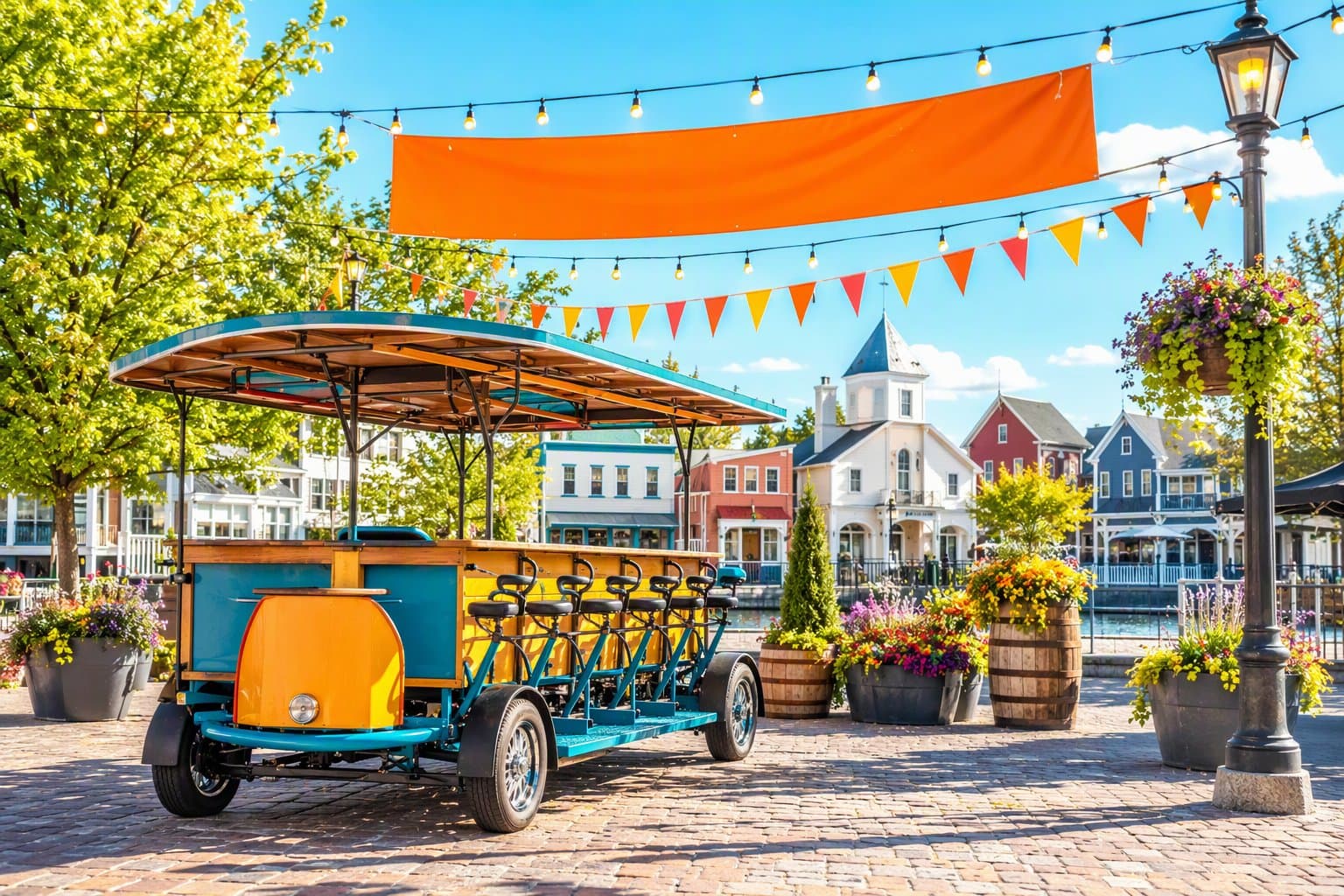 Halloween Bike Bar - illustration, Jake Team LLC
