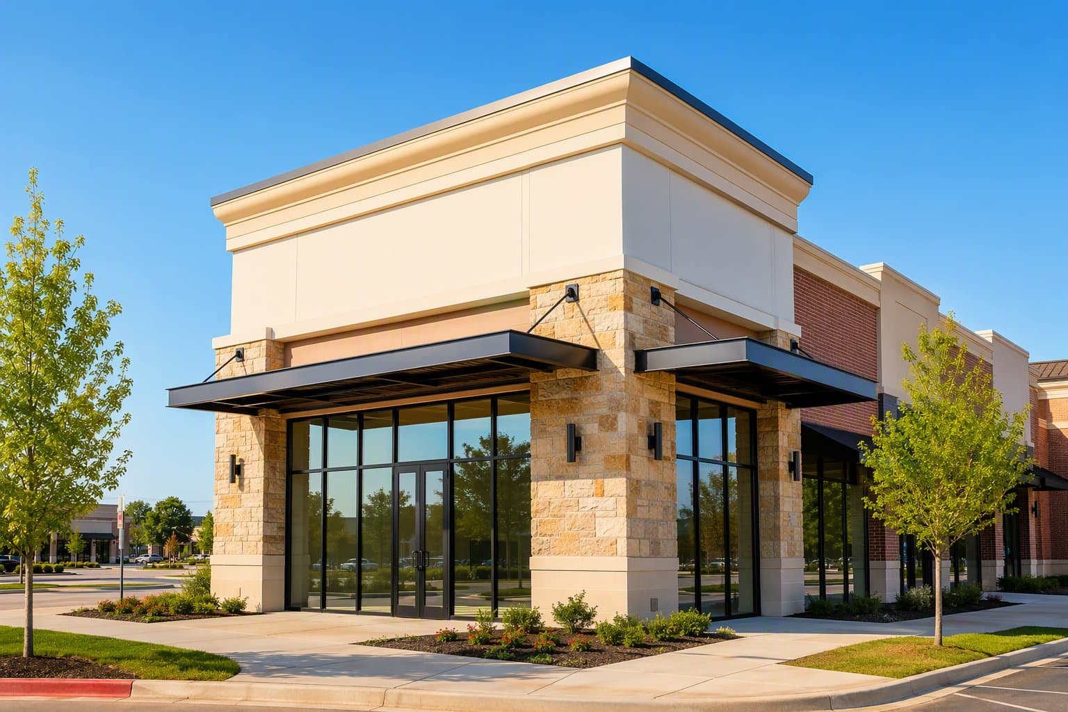 New shopping center development - illustration, Jake Team LLC