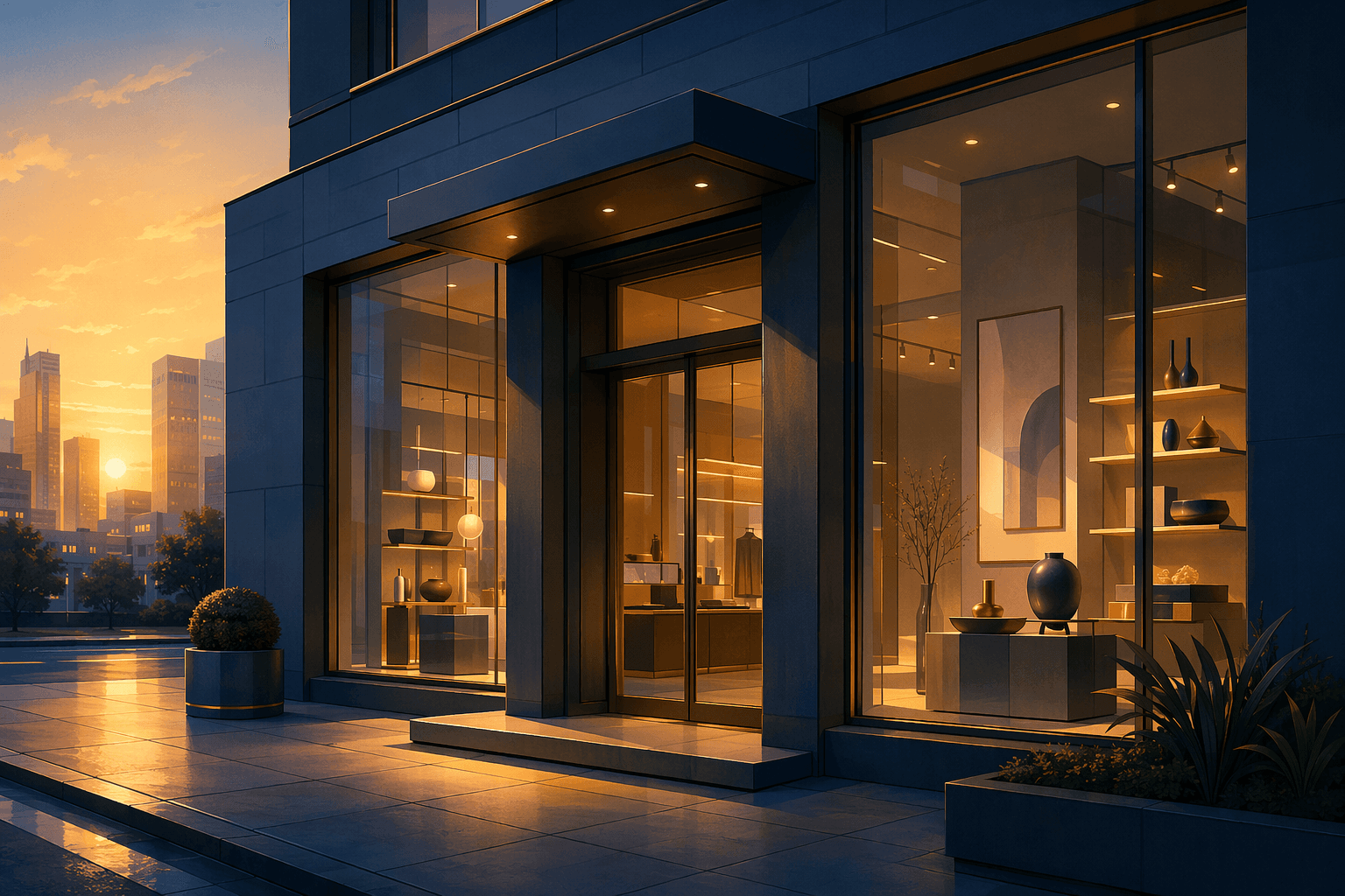 Luxury Retail - illustration, Jake Team LLC