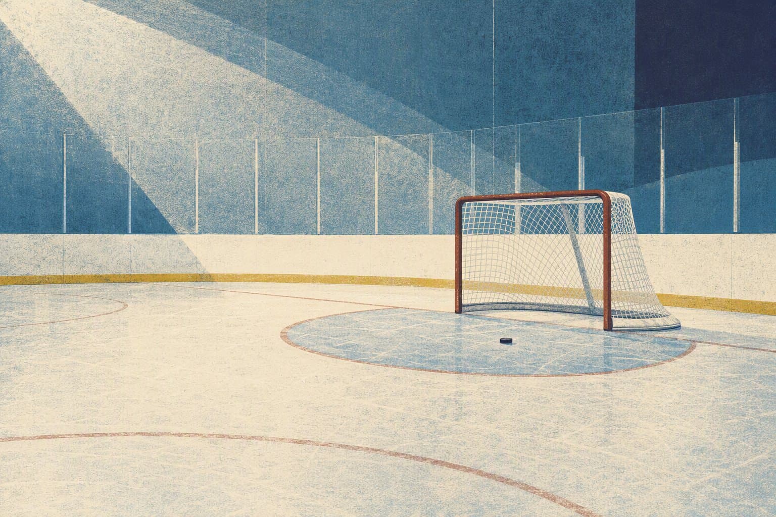 Hockey Shootout Victory - illustration, Jake Team LLC