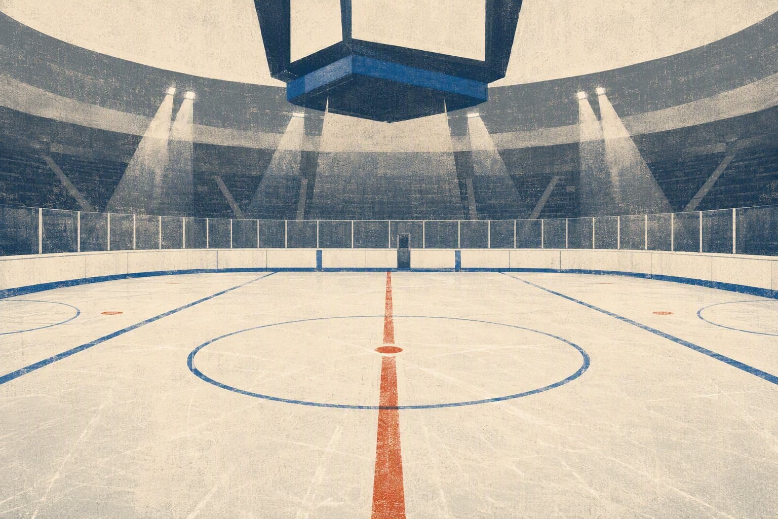 Empty rink - illustration, Jake Team LLC