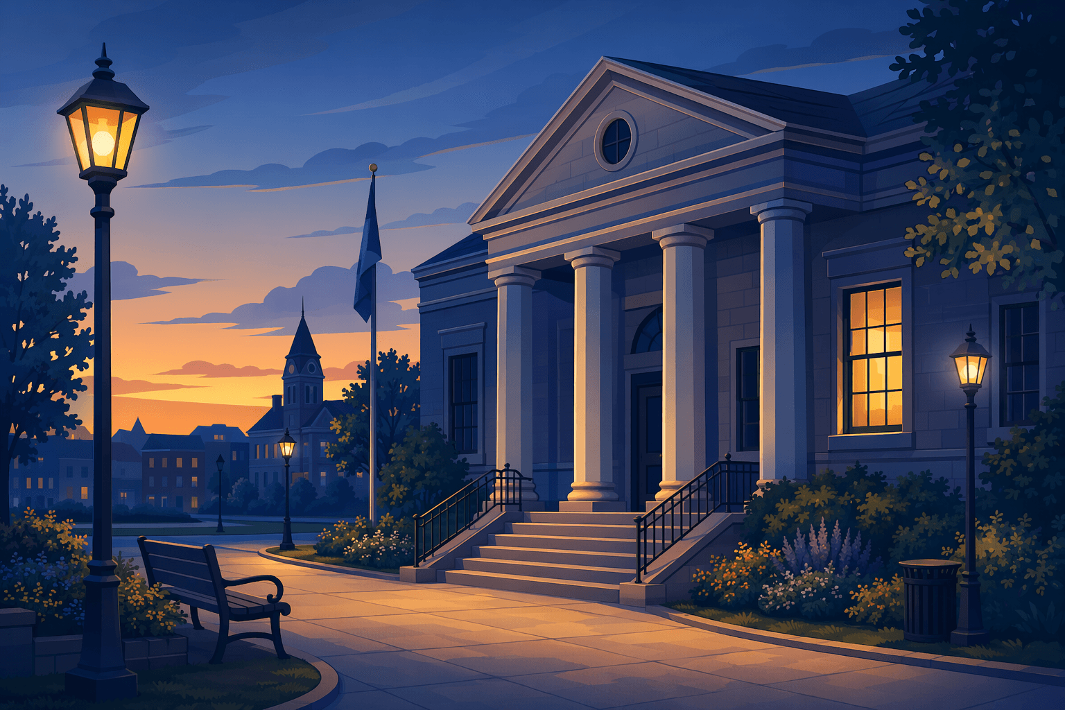 Town Meeting - illustration, Jake Team LLC