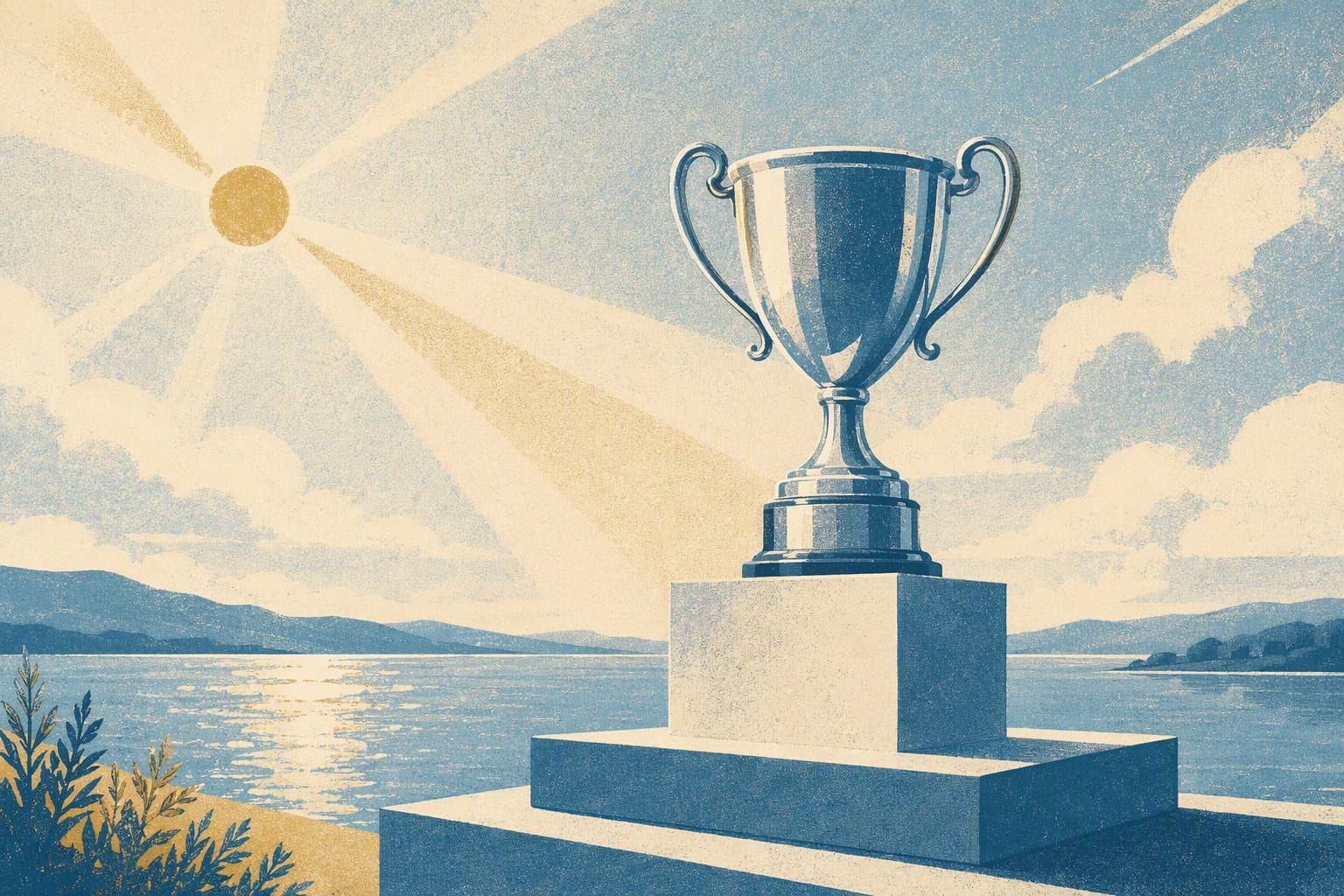 victory and momentum - illustration, Jake Team LLC