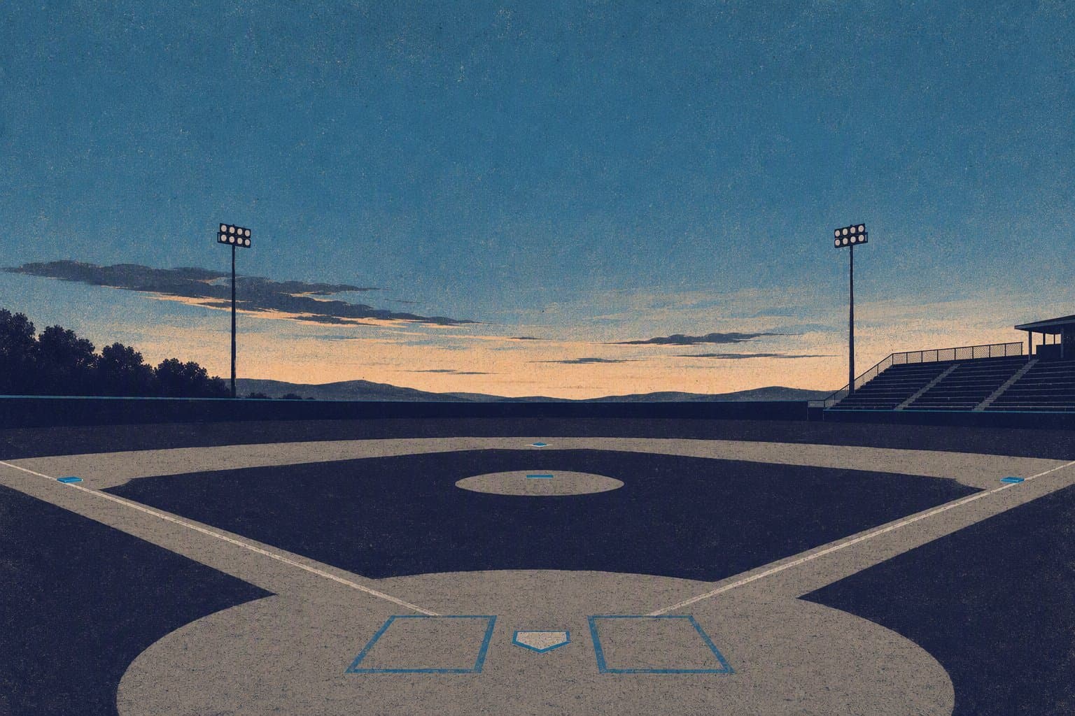baseball stadium - illustration, Jake Team LLC