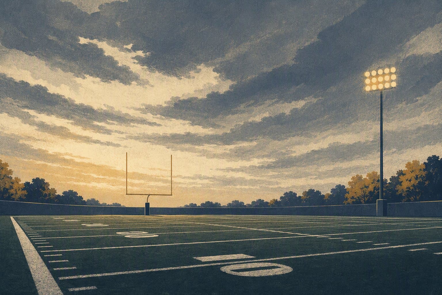 College Football Opener - illustration, Jake Team LLC
