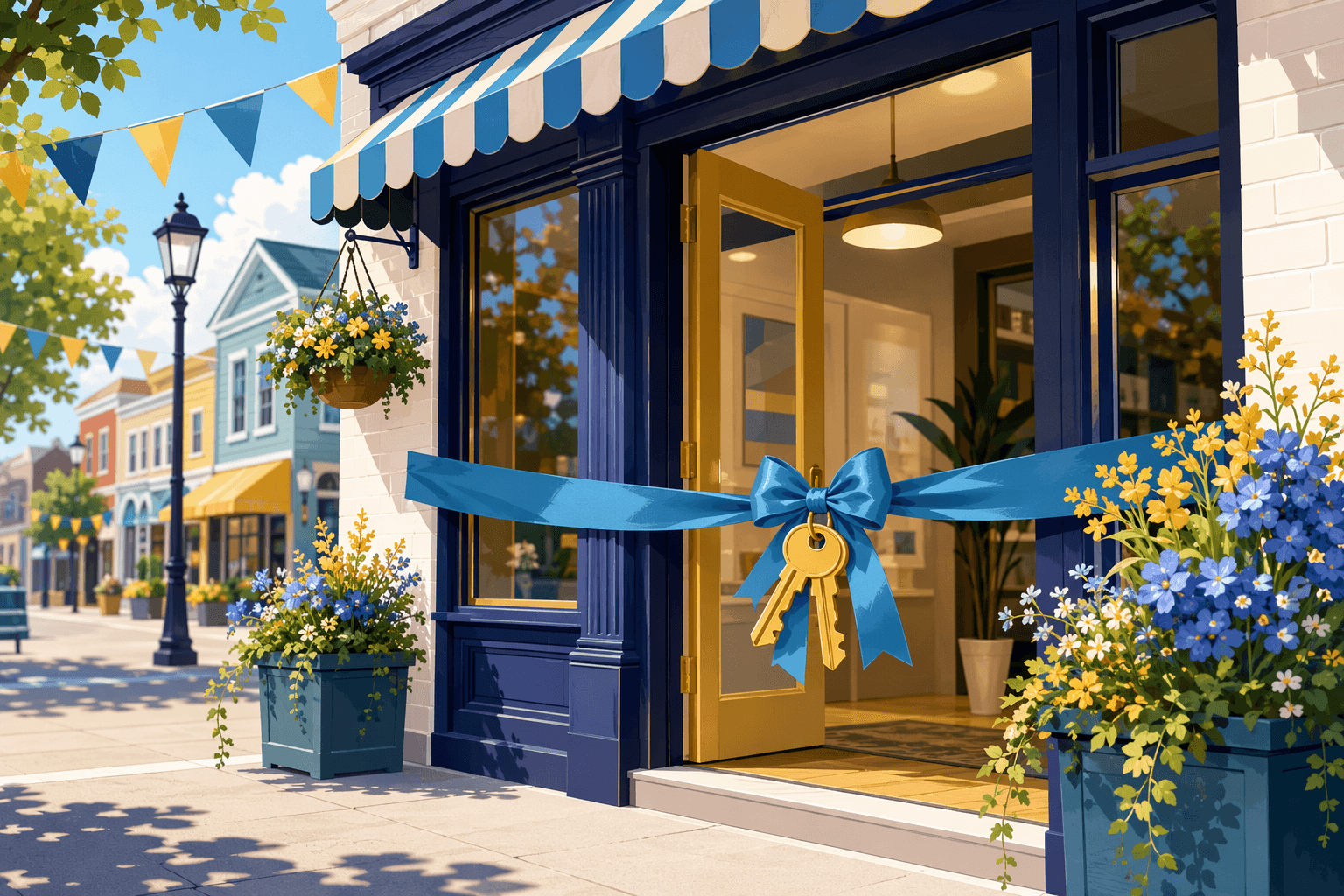 New Business Opening - illustration, Jake Team LLC