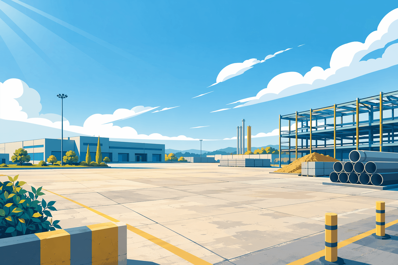 Industrial Development - illustration, Jake Team LLC