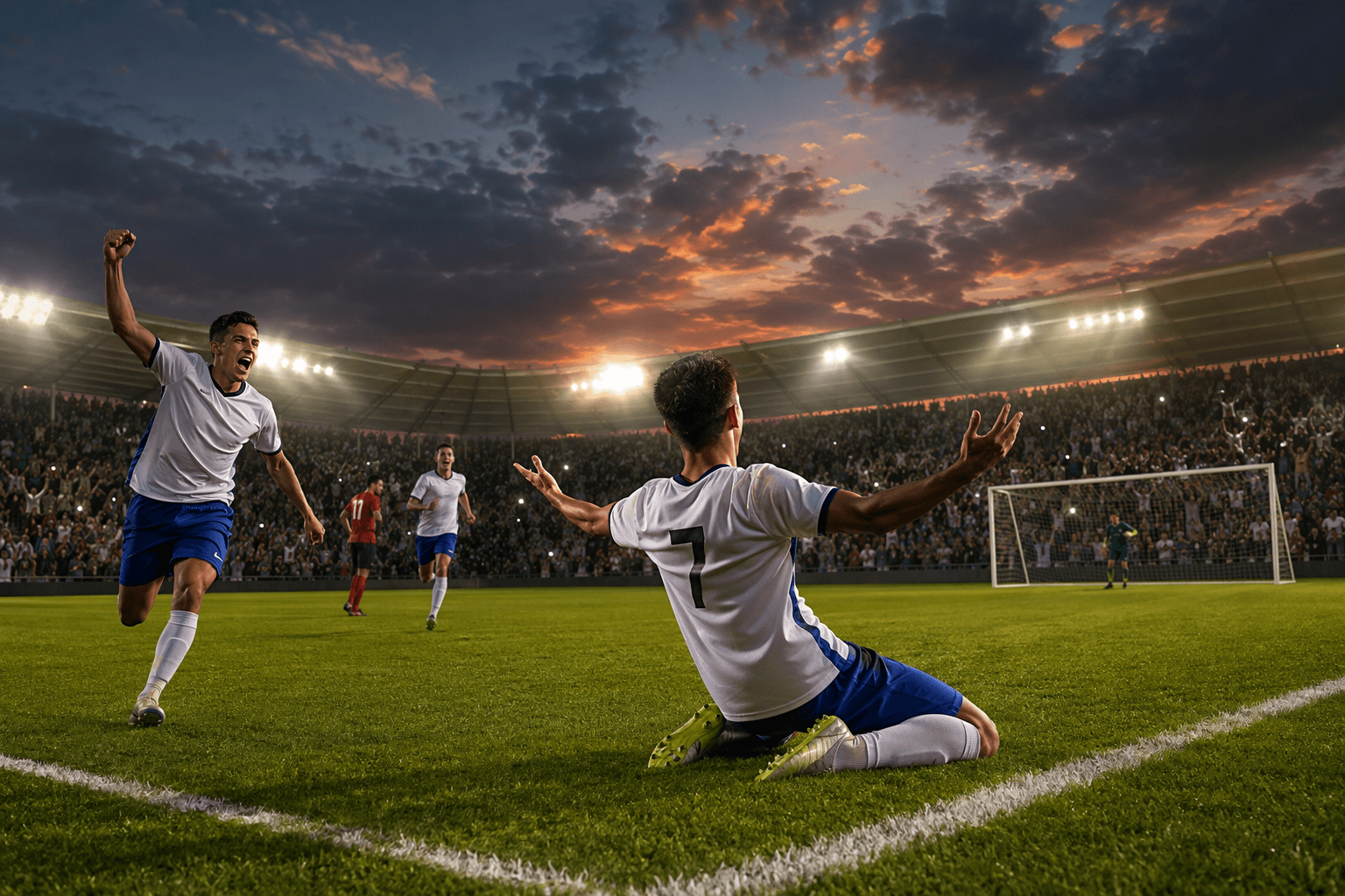 Soccer match drama - illustration, Jake Team LLC