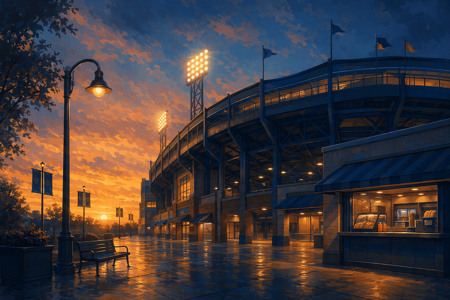 baseball game - illustration, Jake Team LLC