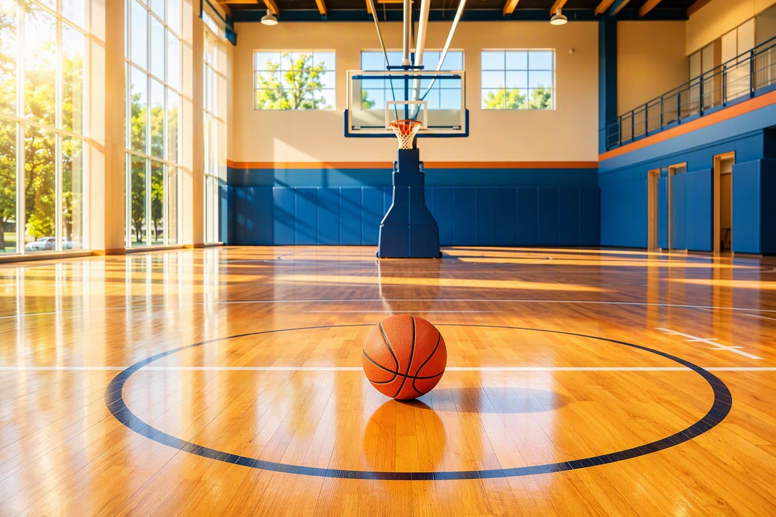 basketball court - illustration, Jake Team LLC
