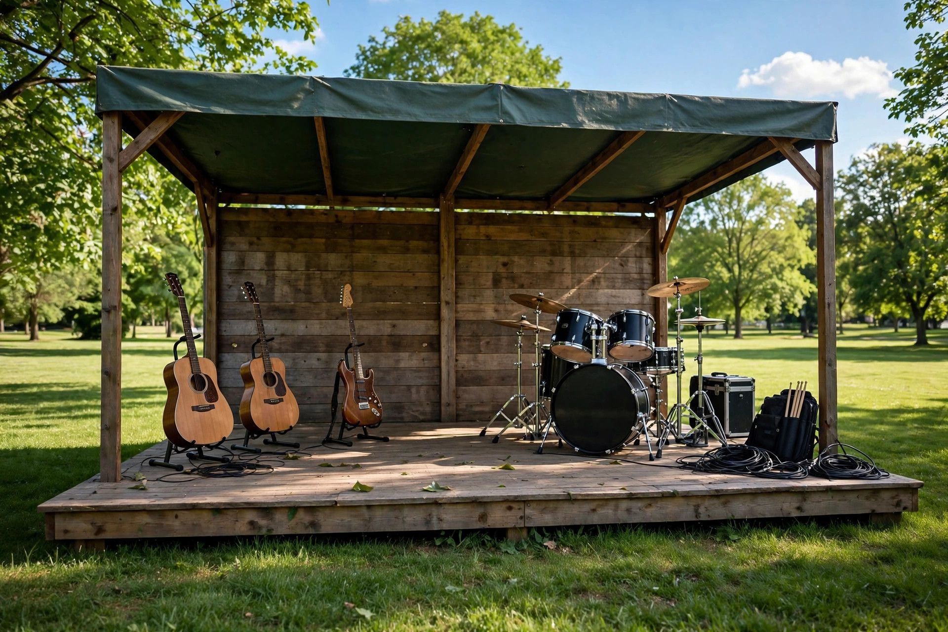 LC Rocks Concert at Little Elm Park — Illustration by Jake Team LLC