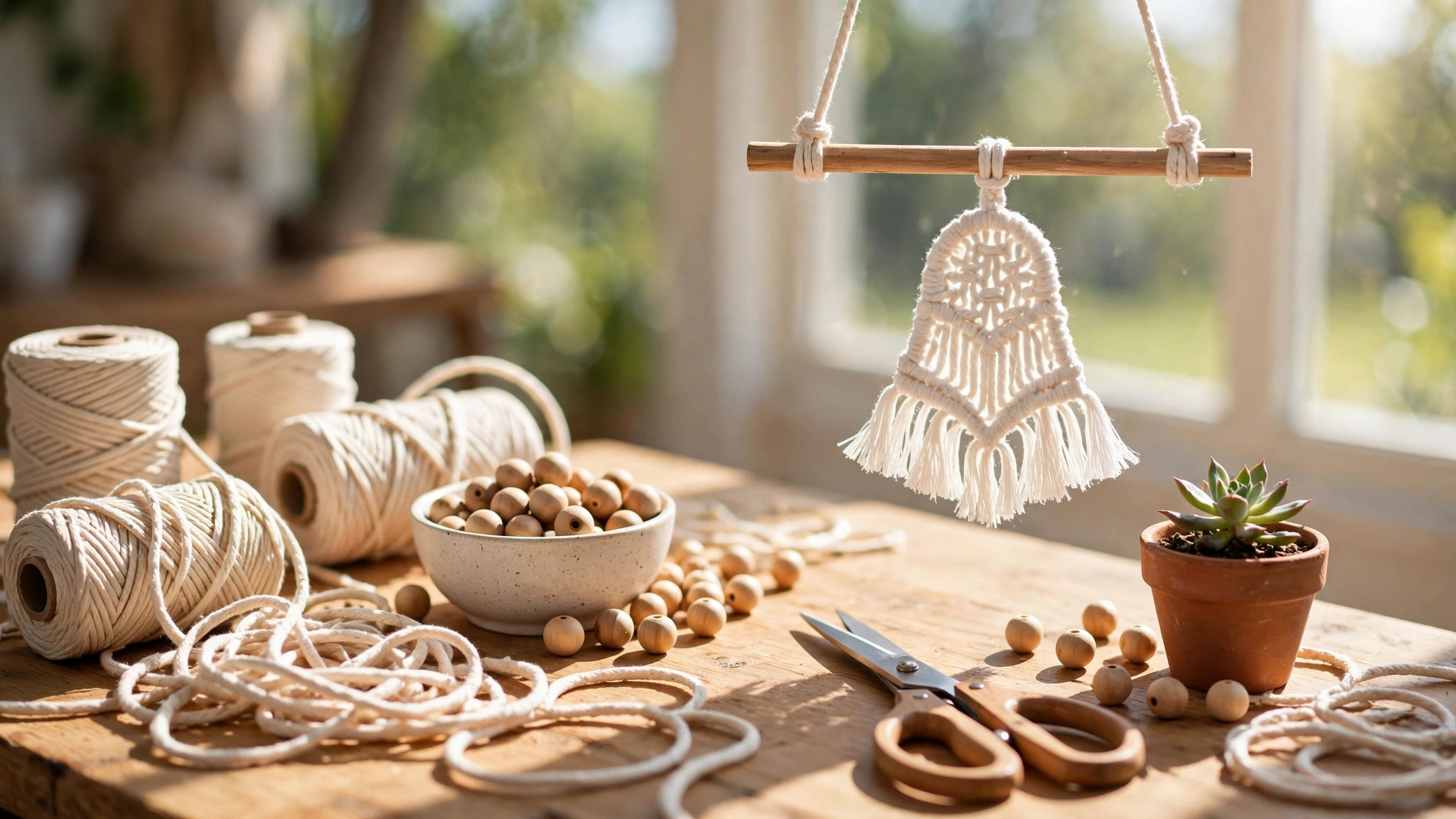 Made by Hand: Macrame Ghost — Illustration by Jake Team LLC